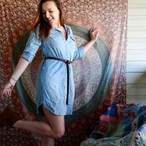 Denim Button Up dress